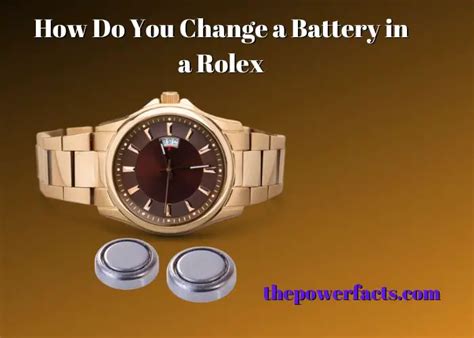 change battery rolex watch|how to replace Rolex battery.